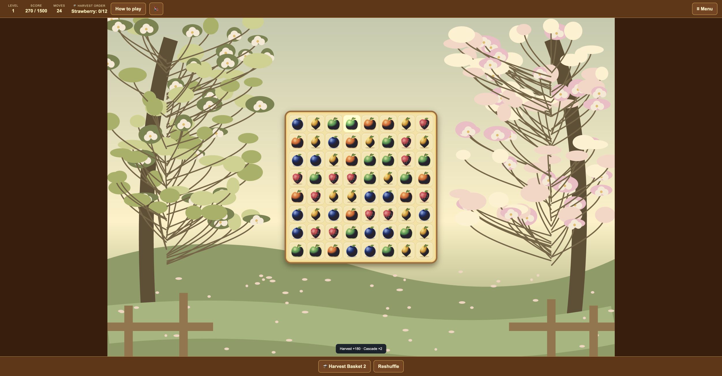 Orchard Bloom gameplay